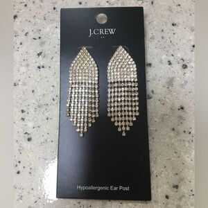J Crew waterfall earrings (NWT)